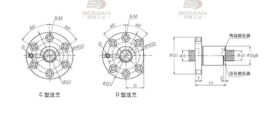KURODA GD2005KT-CDPR 日本黑田精工丝杠钢珠安装方法