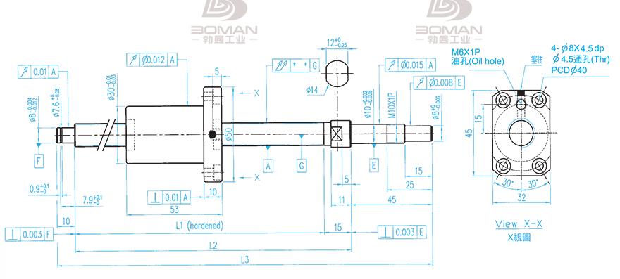 TBI XSVR01210B1DGC5-480-P1 TBI滚珠丝杆 技术资料