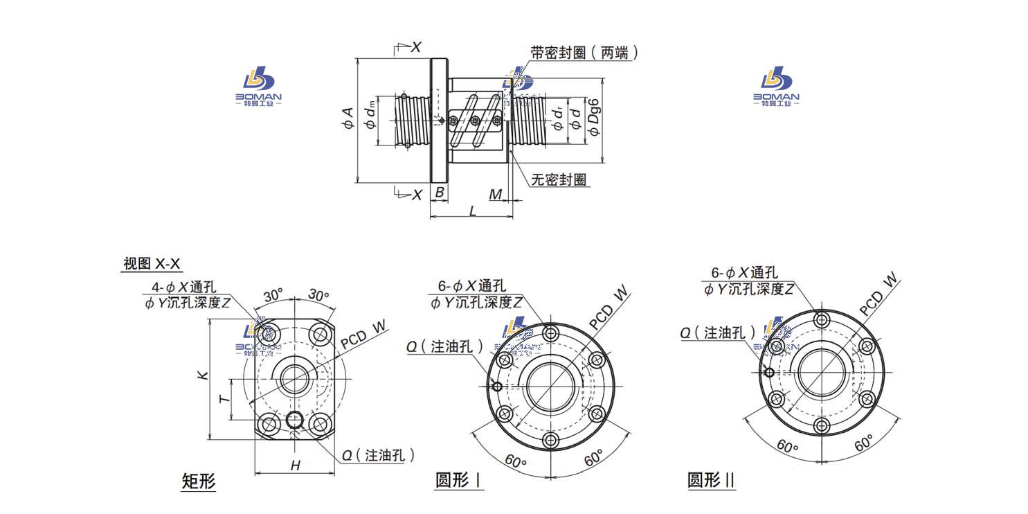 SFT1606-2.5-LSFT滚珠丝杠