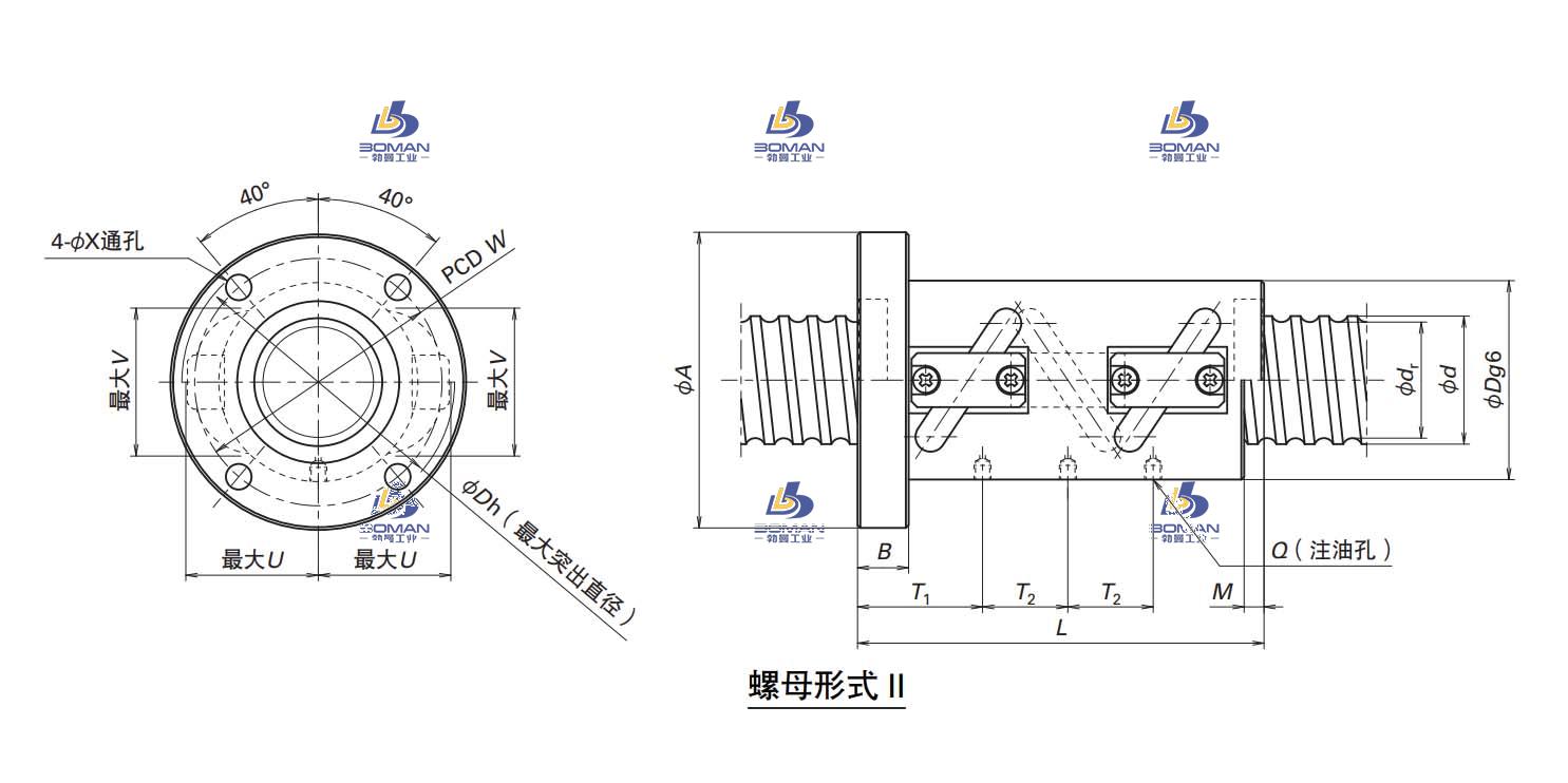 NSK HTF10020-7.5-HTF大载荷滚珠丝杠